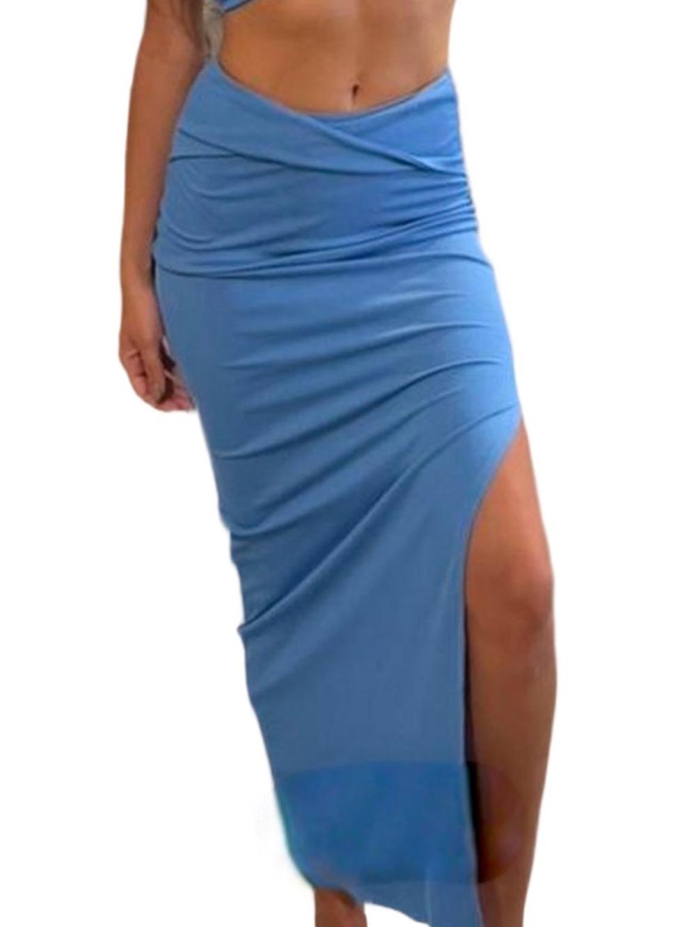 Like New Princess Polly Ribbed Maxi Skirt